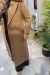 NPRIVE 4168 KÜRK YAKA KABAN Camel