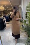 NPRIVE 4168 KÜRK YAKA KABAN Camel