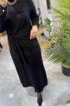 Leydi elbise 3230  Siyah