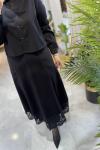 NPRİVE 9477 DANTEL DET.TAKIM Siyah