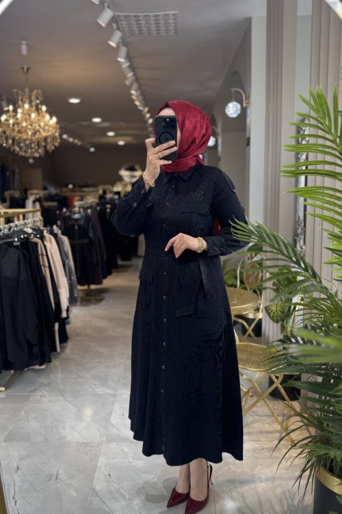 NPRİVE ALLURE ELBİSE Siyah