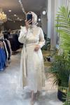 NPRİVE 3236 AHU ELBİSE Bej