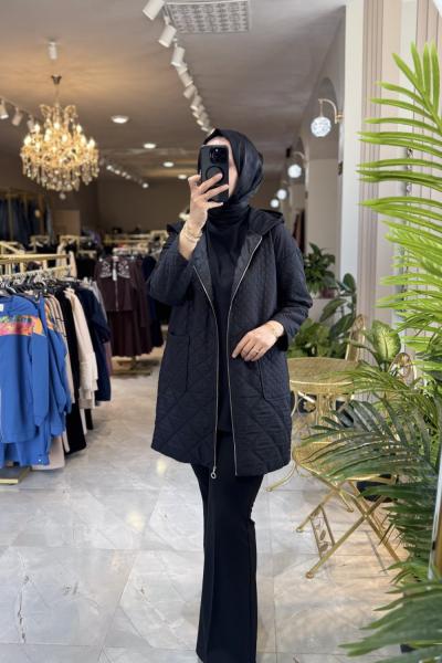 NPRİVE 4199 KAPİTONE DET GİY ÇIK KAP Siyah