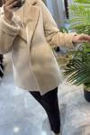 NPRİVE 4070 DOUBLE KOL ANGORA KABAN Latte