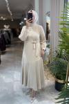 KİANA ELBİSE 3601 Bej