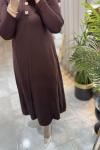 SENORE ELBİSE 3520 Kahverengi