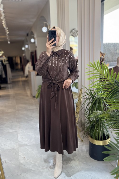 NPRİVE 9494 RANA TAKIM Kahverengi