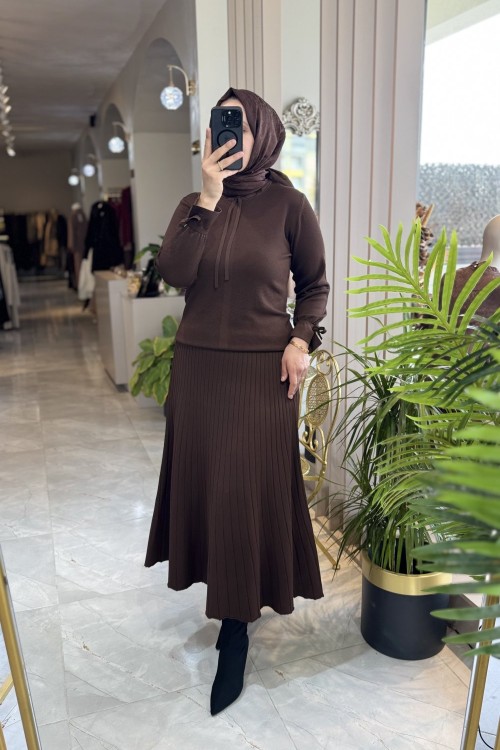 ARMİNETREND 6108  TAKIM Kahverengi