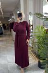 NPRİVE İLVE ELBİSE Bordo