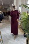 NPRİVE İLVE ELBİSE Bordo