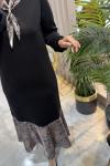 BELİZ ELBİSE 3618 Siyah