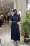 MİLANO ELBİSE 3616 Lacivert
