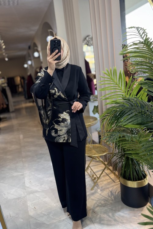 Gazzella 45847 takım  Siyah