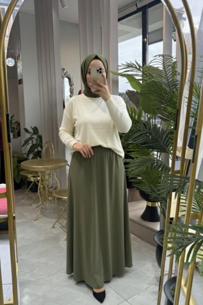 PAMUK TENCEL ETEK Haki