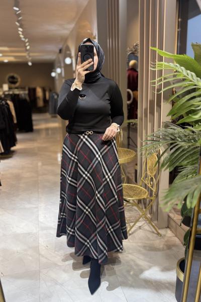 EKOSE BR DESENN KAŞE ETEK  Antrasit