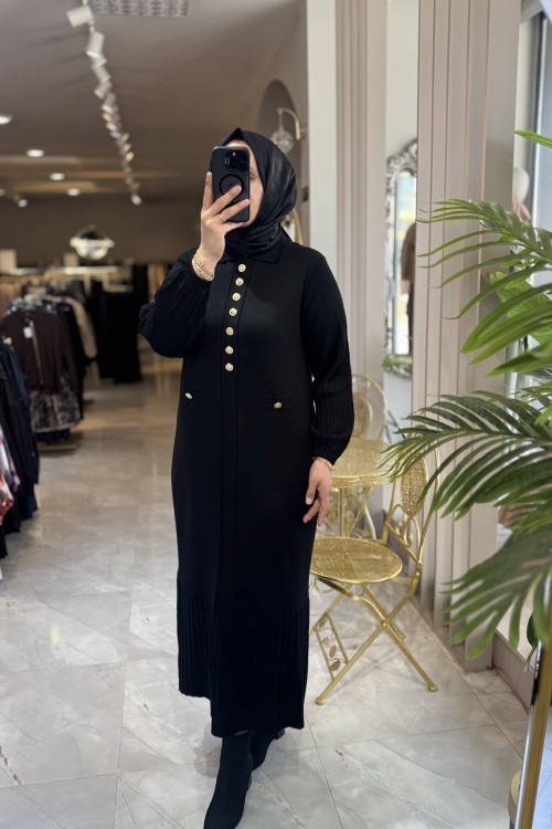 SEVDE ELBİSE 3575 Siyah
