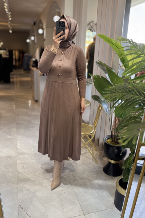 WEST ELBİSE 3578 Sütlü Kahve