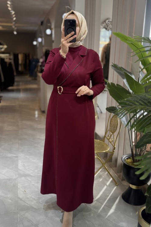 ARYA ELBİSE Bordo
