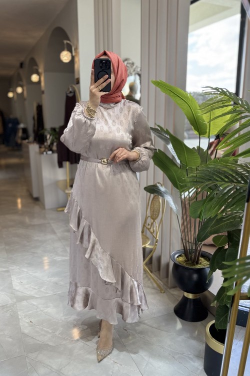 İSABELLA ELBİSE  Bej