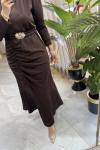 ADRİANA ELBİSE Kahverengi
