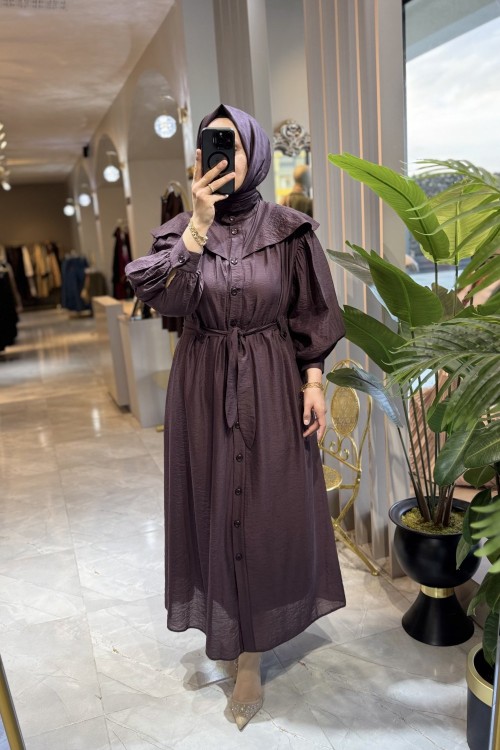 REİNA ELBİSE Mürdüm