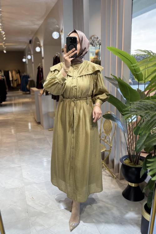 REİNA ELBİSE Yağ Yeşili