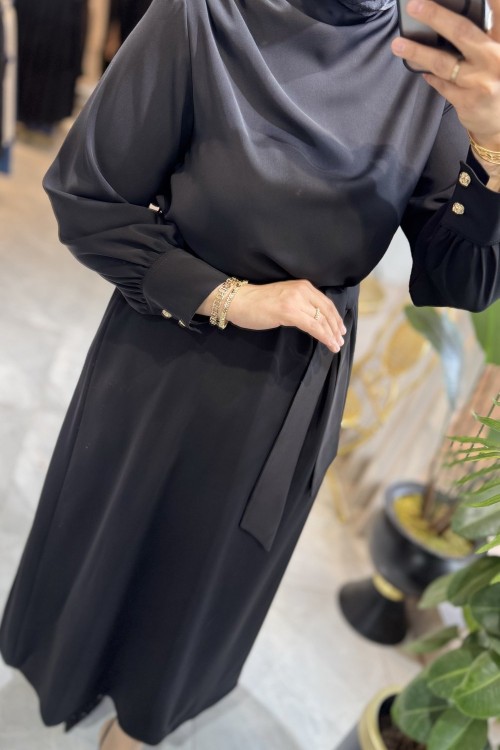 SEDEF ELBİSE  Siyah