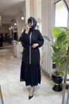 VİCTORİA ELBİSE 3719 Siyah