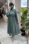 ŞUARA ELBİSE Su Yeşili
