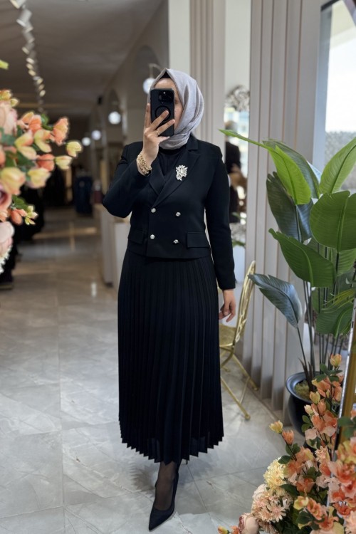 NPRİVE WENNORA TAKIM (15258) Siyah