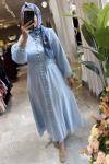 ANGELİNA ELBİSE Bebe Mavisi