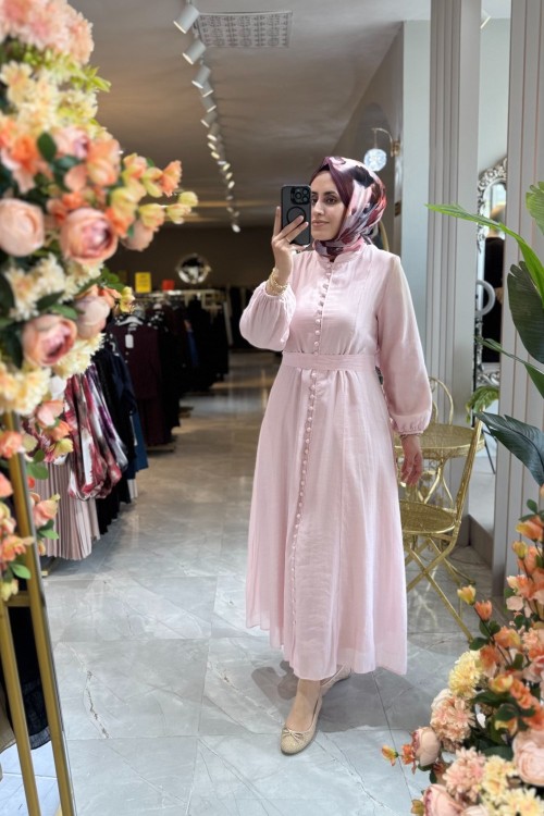 ANGELİNA ELBİSE Pudra