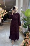 FİSTA ELBİSE Bordo