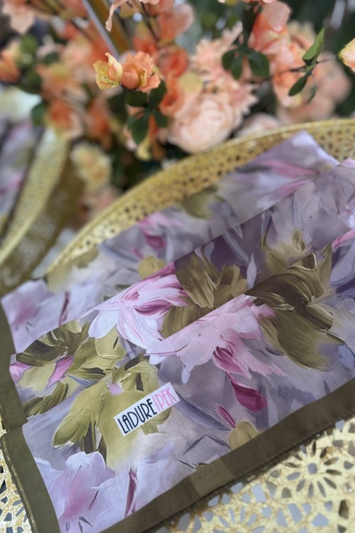 LADURE ZAMBAK SERİSİ ŞAL Yağ Yeşili