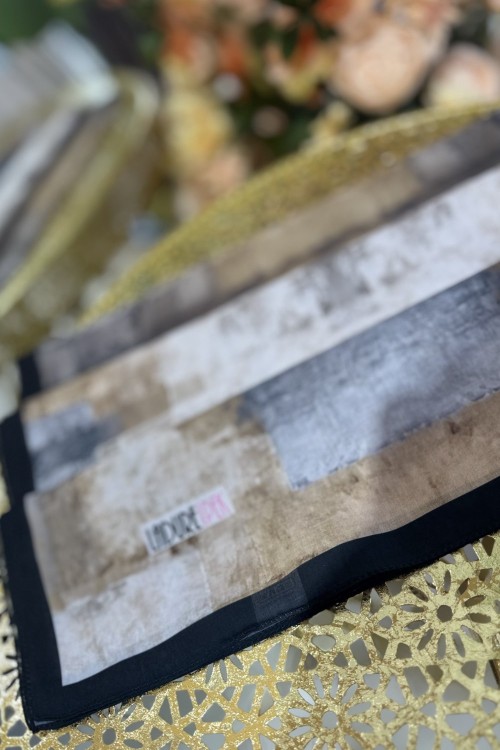 LADURE SAHRA SERİSİ ŞAL Siyah