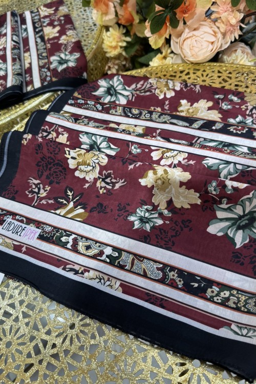 LADURE GÖNÜL SERİSİ ŞAL Bordo