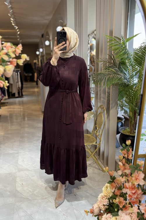 SÜMEYYE ELBİSE Mürdüm