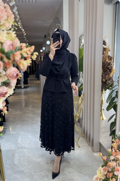 AMOUR İKİLİ TAKIM Siyah