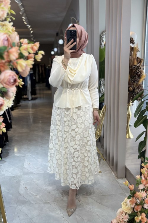 AMOUR İKİLİ TAKIM Bej