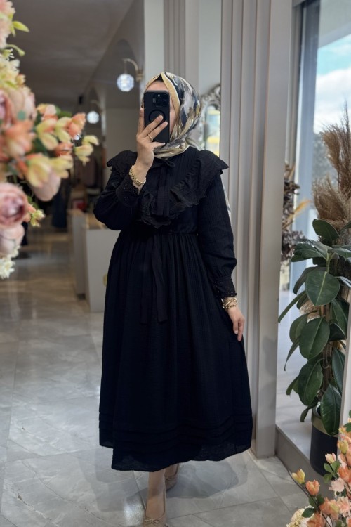 GÜLENDAM ELBİSE Siyah