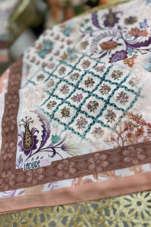 LADURE ETNİK DESEN ŞAL Yavru Ağzı