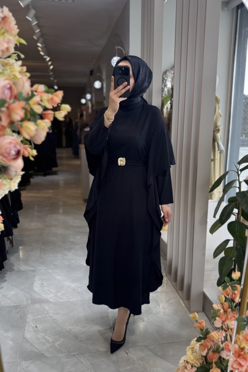 FİRDEVS ELBİSE Siyah