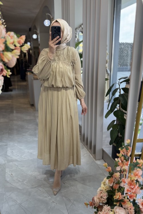 İNNA ETEKLİ TAKIM Yağ Yeşili