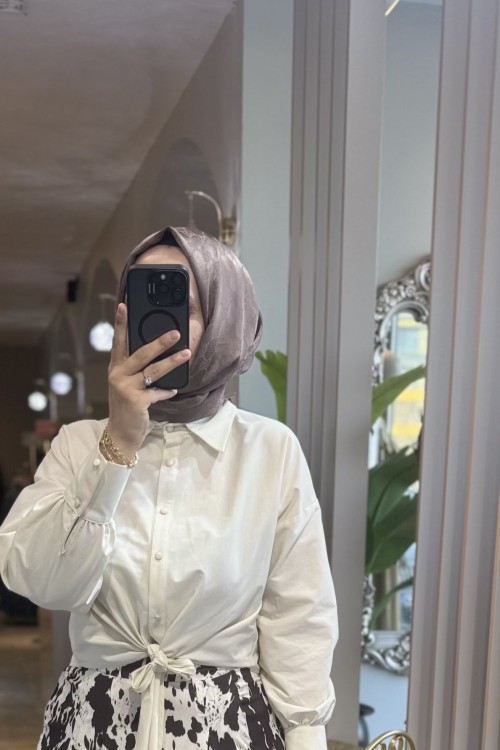 NPRİVE BAND GÖMLEK Bej