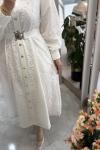 ROON ELBİSE KAP ORHN 1647 Ekru