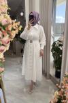 ROON ELBİSE KAP ORHN 1647 Ekru