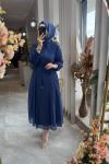 MARİBELLE ELBİSE Lacivert