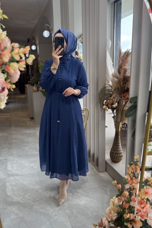 MARİBELLE ELBİSE Lacivert