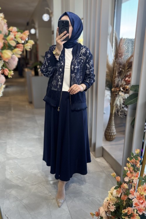 ŞİMAL 3 LÜ TAKIM  Lacivert