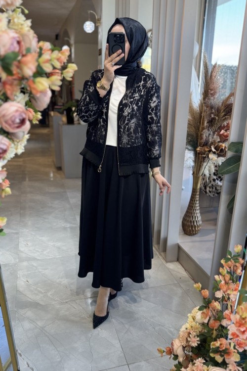 ŞİMAL 3 LÜ TAKIM  Siyah